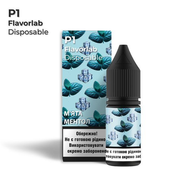 Набір Flavorlab P1 10 мл mint menthol (зі смаком м'яти та ментола) FLA-P1-021 фото Набір Flavorlab P1 10 мл mint menthol (зі смаком м'яти та ментола) FLA-P1-021 фото