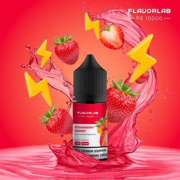 Набір Flavorlab PE 10000 30 мл Strawberry energy (зі смаком полуничного енергетика) FLA(PE-10000)-004 фото