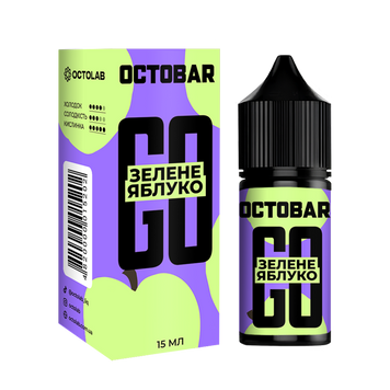 Набір Octobar GO 30 мл Green apple (зі смаком яблука) Oct-GO-001  фото